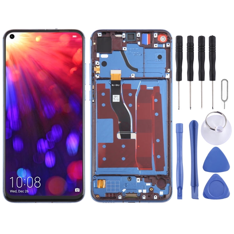 For Honor View 20 Original LCD Screen Digitizer Full Assembly with Frame (Blue) - LCD Screen by PMC TechLife | Online Shopping South Africa | PMC TechLife