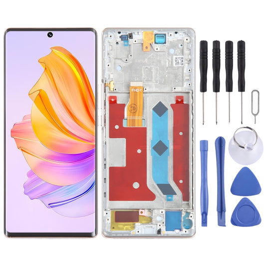 For Honor 80 SE Original LCD Screen Digitizer Full Assembly with Frame (Gold) - LCD Screen by PMC Jewellery | Online Shopping South Africa | PMC Jewellery