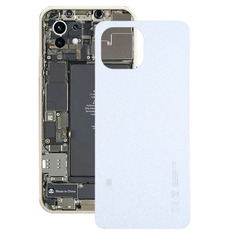 For Xiaomi 11 Lite 5G NE Original Battery Back Cover(White) - Back Cover by PMC Jewellery | Online Shopping South Africa | PMC Jewellery