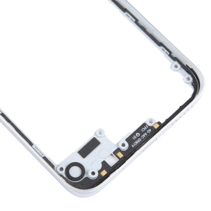 For Xiaomi Redmi 12 4G Original Front Housing LCD Frame Bezel Plate (Silver) - Frame Bezel Plate by PMC Jewellery | Online Shopping South Africa | PMC Jewellery