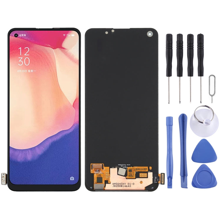 Original AMOLED Material LCD Screen for OPPO Reno5 F With Digitizer Full Assembly - LCD Screen by PMC Jewellery | Online Shopping South Africa | PMC Jewellery