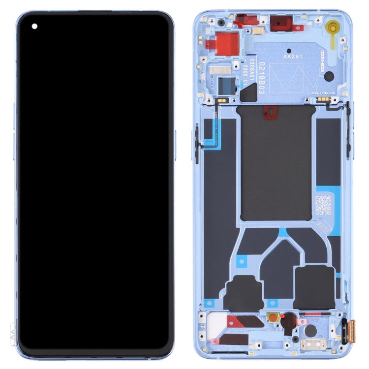 Original LCD Screen For OPPO Reno7 Pro 5G Digitizer Full Assembly with Frame (Blue) - LCD Screen by PMC Jewellery | Online Shopping South Africa | PMC Jewellery