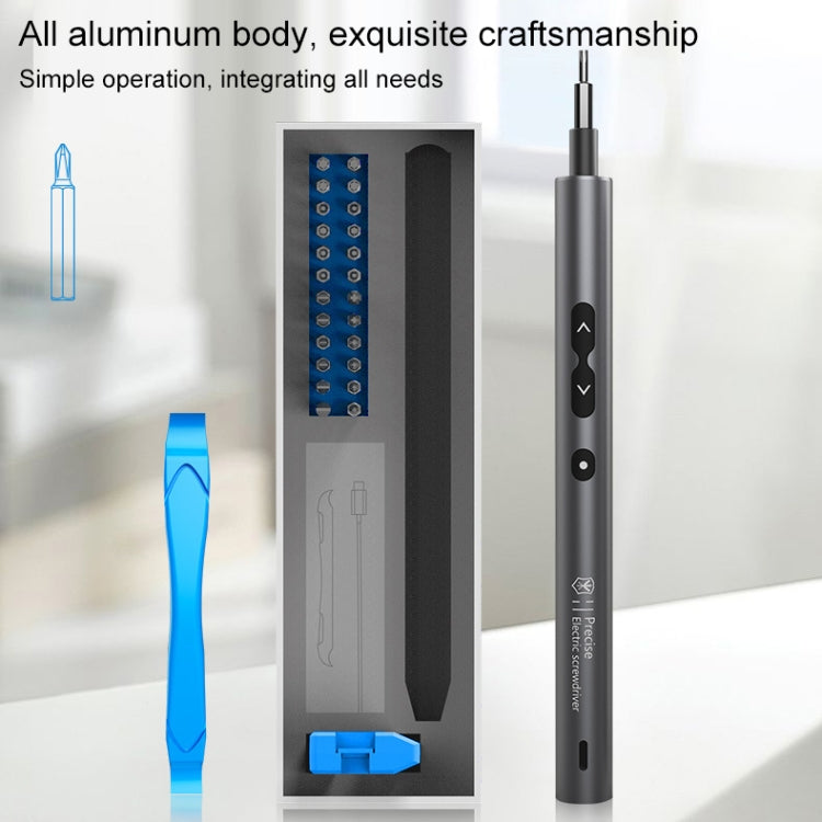 KS-882037 28 in 1 Precise Electric Screwdriver - Screwdriver by PMC TechLife | Online Shopping South Africa | PMC TechLife | Buy Now Pay Later Mobicred