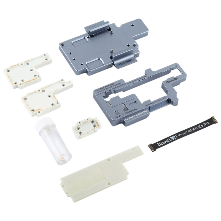 Qianli iSocket 3 In 1 Motherboard Layered Test Frame Upper Lower Layers Logic Board Function Fast Test Holder For iPhone X / XS / XS Max - Repair Fixture by QIANLI | Online Shopping South Africa | PMC Jewellery | Buy Now Pay Later Mobicred