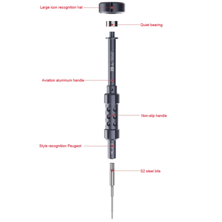 QIANLI 5 in 1 Multi-purpose 2D Grenade Magnetic Screwdriver Set - Screwdriver Set by QIANLI | Online Shopping South Africa | PMC Jewellery | Buy Now Pay Later Mobicred