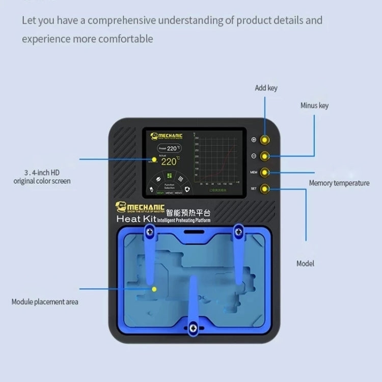 Mechanic Reflow Soldering Heating Platform , EU Plug - Repair Platform by MECHANIC | Online Shopping South Africa | PMC Jewellery