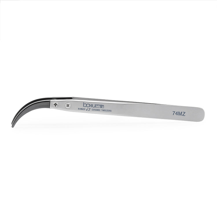 BAKU BA-I7-74MZ Stainless Steel Curved Tweezers - Tweezers by BAKU | Online Shopping South Africa | PMC Jewellery