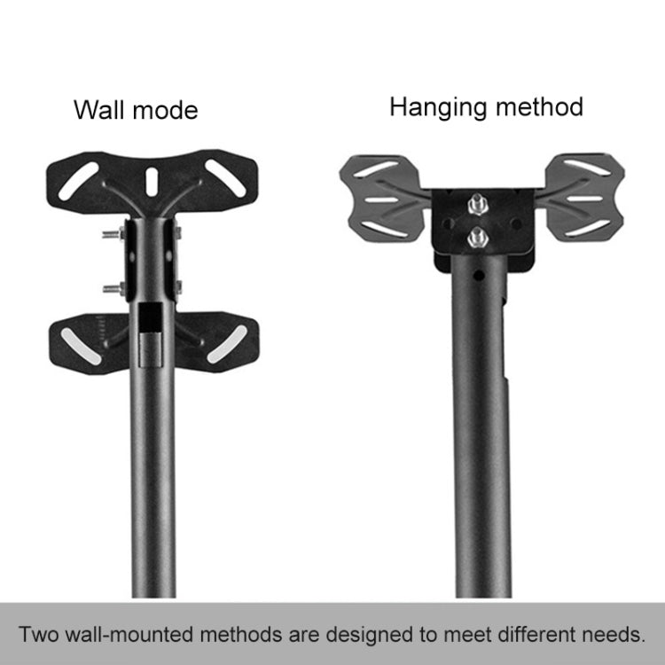 32-65 inch Universal Height & Angle Adjustable Single Screen TV Wall-mounted Ceiling Dual-use Bracket, Retractable Range: 0.5-2m - TV Brackets & Mounts by PMC TechLife | Online Shopping South Africa | PMC TechLife