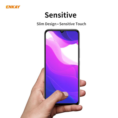 For Xiaomi Mi 10 Lite /Redmi 10X 5G 10 PCS ENKAY Hat-Prince Full Glue 0.26mm 9H 2.5D Tempered Glass Full Coverage Film -  by ENKAY | Online Shopping South Africa | PMC Jewellery