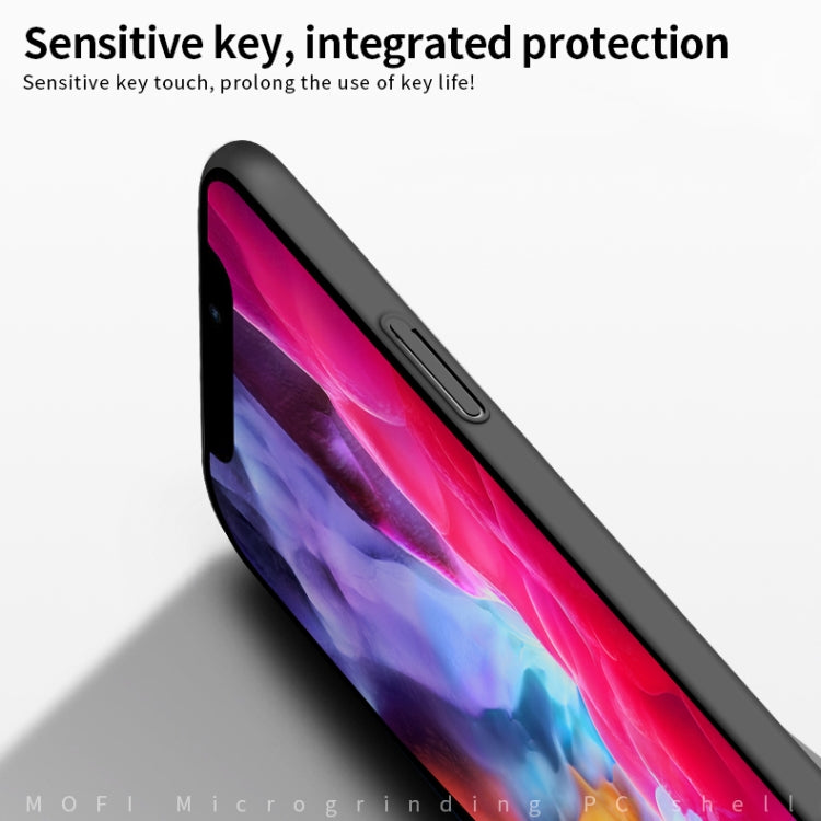 For iPhone 12 mini MOFI Frosted PC Ultra-thin Hard Case(Blue) - iPhone 12 mini Cases by MOFI | Online Shopping South Africa | PMC TechLife | Buy Now Pay Later Mobicred