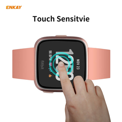 10 PCS For Fitbit Versa 3 / Fitbit Sense ENKAY Hat-Prince 3D Full Screen Soft PC Edge + PMMA HD Screen Protector Film - Screen Protector by ENKAY | Online Shopping South Africa | PMC Jewellery | Buy Now Pay Later Mobicred