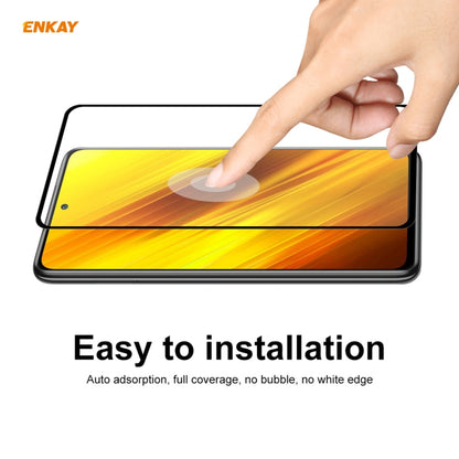 For Xiaomi Poco X3 / X3 NFC 10 PCS ENKAY Hat-Prince Full Glue 0.26mm 9H 2.5D Tempered Glass Full Coverage Film -  by ENKAY | Online Shopping South Africa | PMC Jewellery | Buy Now Pay Later Mobicred