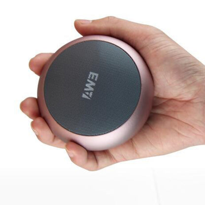 EWA A110 IPX5 Waterproof Portable Mini Metal Wireless Bluetooth Speaker Supports 3.5mm Audio & 32GB TF Card & Calls(Gold) - Mini Speaker by EWA | Online Shopping South Africa | PMC Jewellery