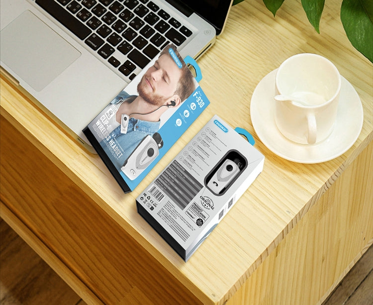 Fineblue F930 CSR4.1 Retractable Cable Caller Vibration Reminder Anti-theft Bluetooth Headset - Bluetooth Earphone by Fineblue | Online Shopping South Africa | PMC TechLife | Buy Now Pay Later Mobicred