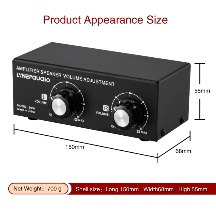 B050  Passive Speaker Volume Adjustment Controller,  Left And Right Channel Independent Volume Adjustment, 150W Per Channel -  by PMC Jewellery | Online Shopping South Africa | PMC Jewellery