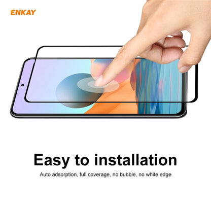 For Redmi Note 10 Pro / Note 10 Pro Max 10 PCS ENKAY Hat-Prince Full Glue 0.26mm 9H 2.5D Tempered Glass Full Coverage Film -  by ENKAY | Online Shopping South Africa | PMC Jewellery