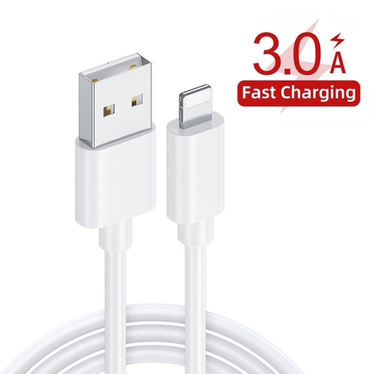 YSY-312PD QC3.0 18W USB + PD 20W USB-C / Type-C Car Charger with USB to 8 Pin Data Cable(White) - Car Charger by PMC Jewellery | Online Shopping South Africa | PMC Jewellery