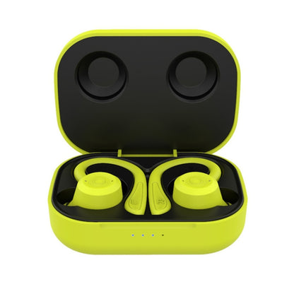 T20 TWS Bluetooth Hooks Wireless Sports Headphones with Charging Box IPX6 Waterproof Noise-cancelling Earphones(Green) - Bluetooth Earphone by PMC Jewellery | Online Shopping South Africa | PMC Jewellery