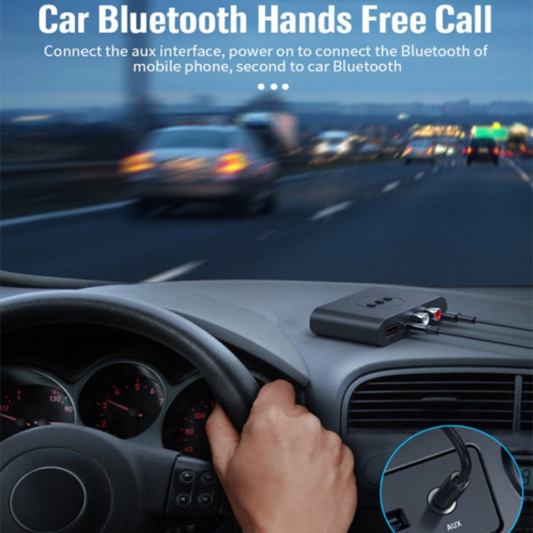 B21 Bluetooth 5.0 Audio Receiver AUX RCA Output U-disk Playback - Audio Receiver Transmitter by PMC TechLife | Online Shopping South Africa | PMC TechLife