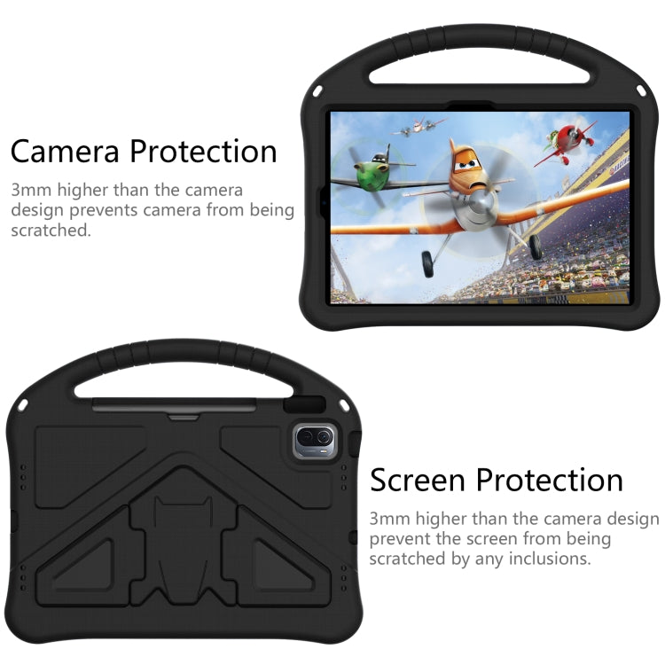 For Xiaomi Pad 5 / Pad 5 Pro 2021 EVA Flat Anti Falling Protective Case Shell with Holder(Black) - More Tablet Cases by PMC TechLife | Online Shopping South Africa | PMC TechLife | Buy Now Pay Later Mobicred