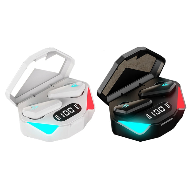 TWS-Y04 Bluetooth 5.0 TWS Binaural True Stereo Touch Control Gaming Earphone with LED Charging Case(Black) - Bluetooth Earphone by PMC TechLife | Online Shopping South Africa | PMC TechLife