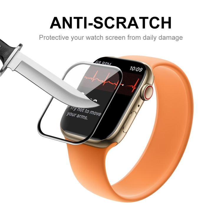 2 PCS ENKAY Hat-Prince 3D Curved Edge Full Coverage Full Tempered Glass HD Screen Protector Film For Apple Watch Series 7 41mm(Transparent) - Others by ENKAY | Online Shopping South Africa | PMC Jewellery | Buy Now Pay Later Mobicred