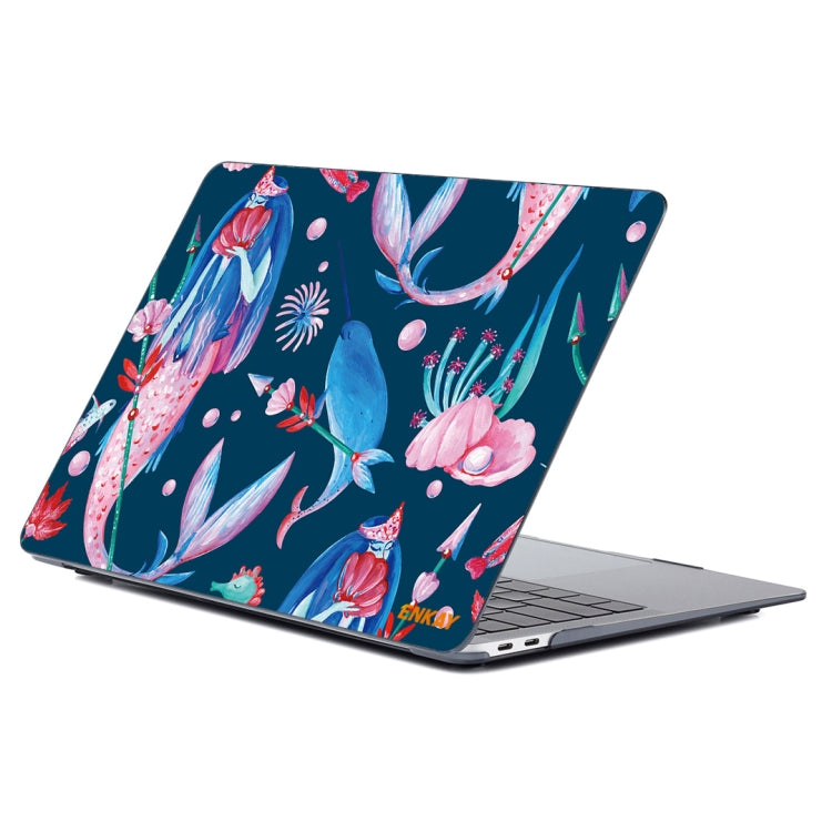 For MacBook Air 13.3 inch A2179 / A2337 ENKAY Hat-Prince Natural Series Laotop Protective Crystal Case(Mermaid) - MacBook Air Cases by ENKAY | Online Shopping South Africa | PMC Jewellery