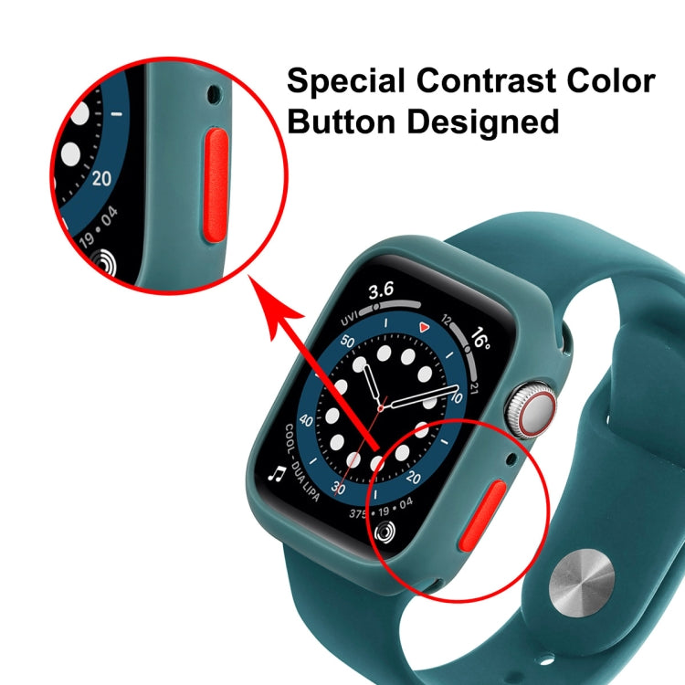 ENKAY  TPU Case  + Full Coverage PET Screen Protector For Apple Watch Series 8 / 7 41mm(White) - free shipping - PMC TechLife - Order now!