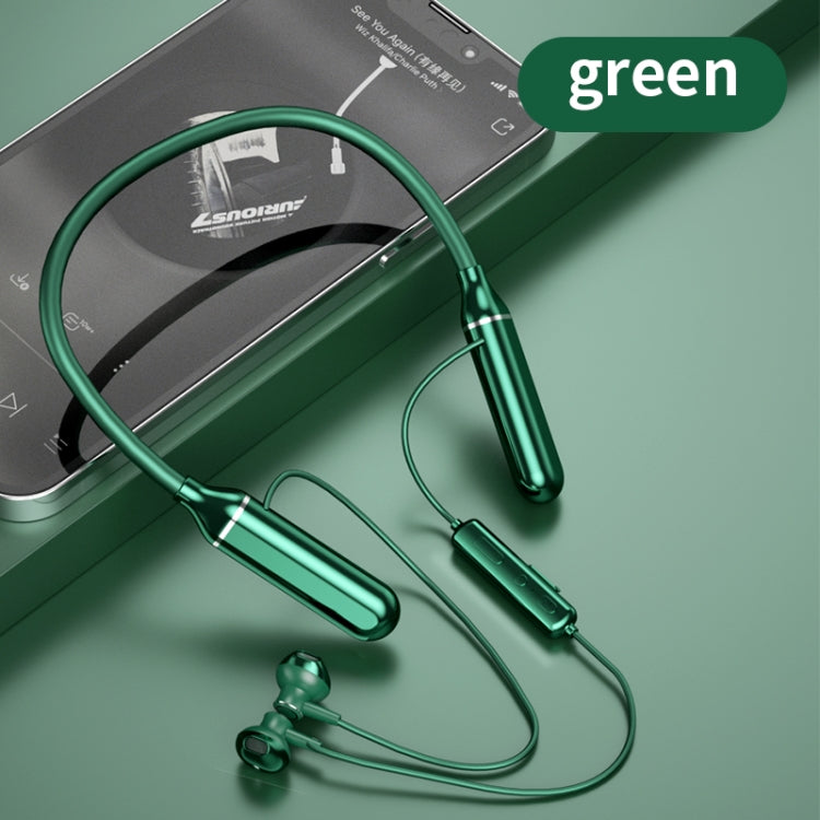K1688 Neck-mounted Noise Cancelling IPX5 Sports Bluetooth Headphone(Green) - Neck-mounted Earphone by OneDer | Online Shopping South Africa | PMC Jewellery