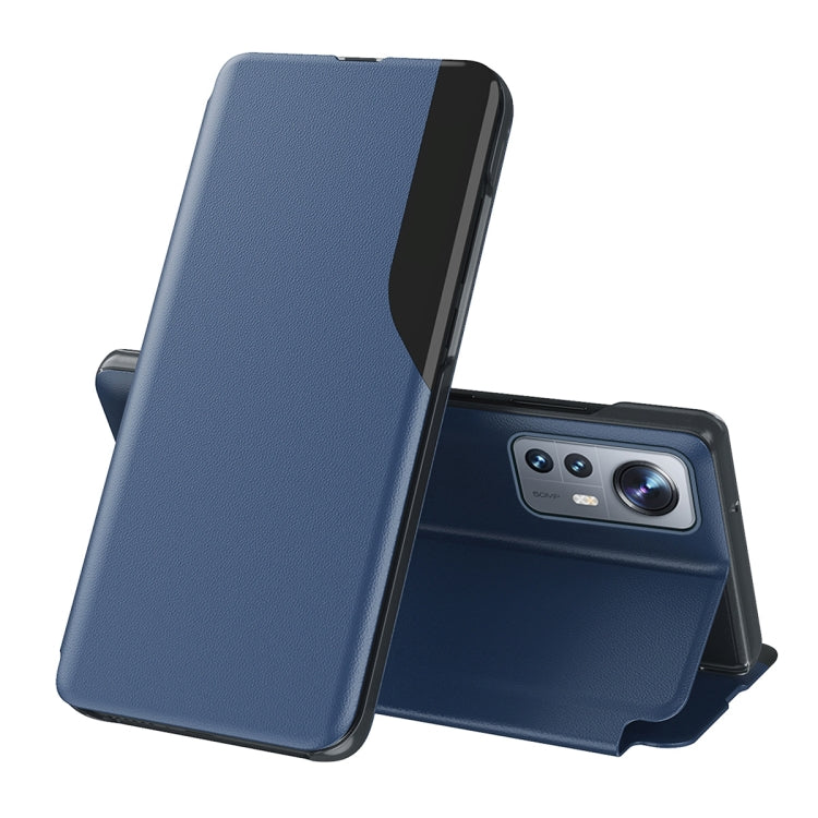 For Xiaomi 12 Pro Attraction Flip Holder Leather Phone Case((Blue) - 12 Pro Cases by PMC Jewellery | Online Shopping South Africa | PMC Jewellery