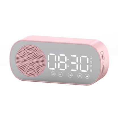 Z7 Digital Bluetooth 5.0 Speaker Multi-function Mirror Alarm Clock FM Radio(Pink) - Desktop Speaker by PMC Jewellery | Online Shopping South Africa | PMC Jewellery