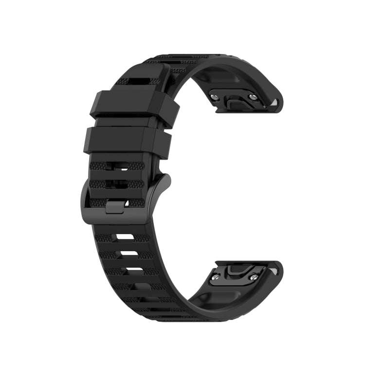 Compatible with Garmin Approach s60 Silicone Watch Band(Black) - Watch Bands by PMC TechLife | Online Shopping South Africa | PMC TechLife | Buy Now Pay Later Mobicred