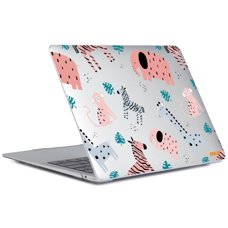 For MacBook Air 13.3 inch A1932 / A2179 / A2337 ENKAY Animal Series Pattern Laotop Protective Crystal Case(Animals No.2) - MacBook Air Cases by ENKAY | Online Shopping South Africa | PMC Jewellery