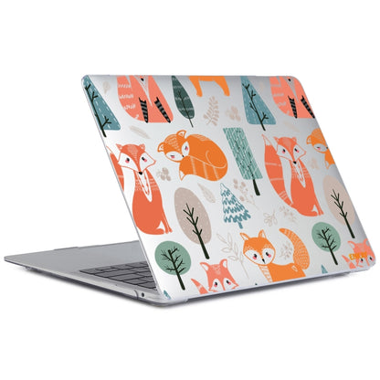 For MacBook Air 13.3 inch A1932 / A2179 / A2337 ENKAY Animal Series Pattern Laotop Protective Crystal Case(Fox) - MacBook Air Cases by ENKAY | Online Shopping South Africa | PMC Jewellery