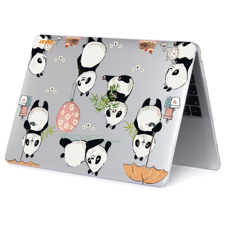 ENKAY Animal Series Pattern Laotop Protective Crystal Case For MacBook Pro 13.3 inch A2251 / A2289 / A2338 2020(Panda) - MacBook Pro Cases by ENKAY | Online Shopping South Africa | PMC Jewellery