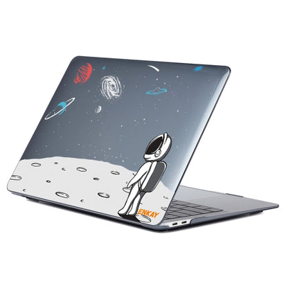 ENKAY Star Series Pattern Laotop Protective Crystal Case For MacBook Pro 14.2 inch A2442 (2021)(Backpack Astronaut) - MacBook Pro Cases by ENKAY | Online Shopping South Africa | PMC Jewellery