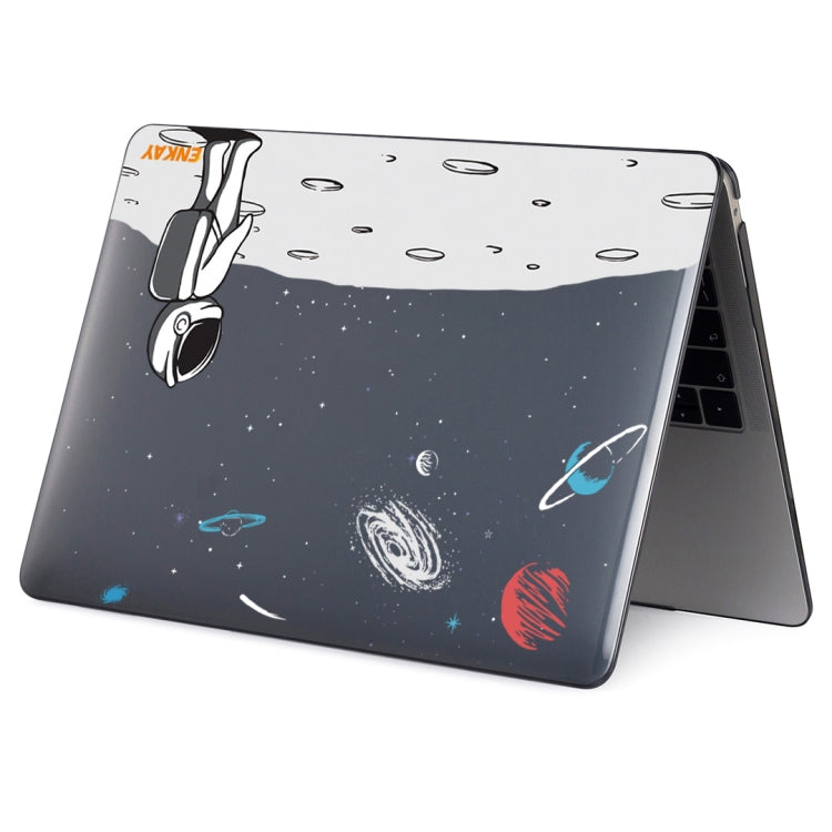 ENKAY Star Series Pattern Laotop Protective Crystal Case For MacBook Pro 16 inch A2141(Backpack Astronaut) - MacBook Pro Cases by ENKAY | Online Shopping South Africa | PMC Jewellery