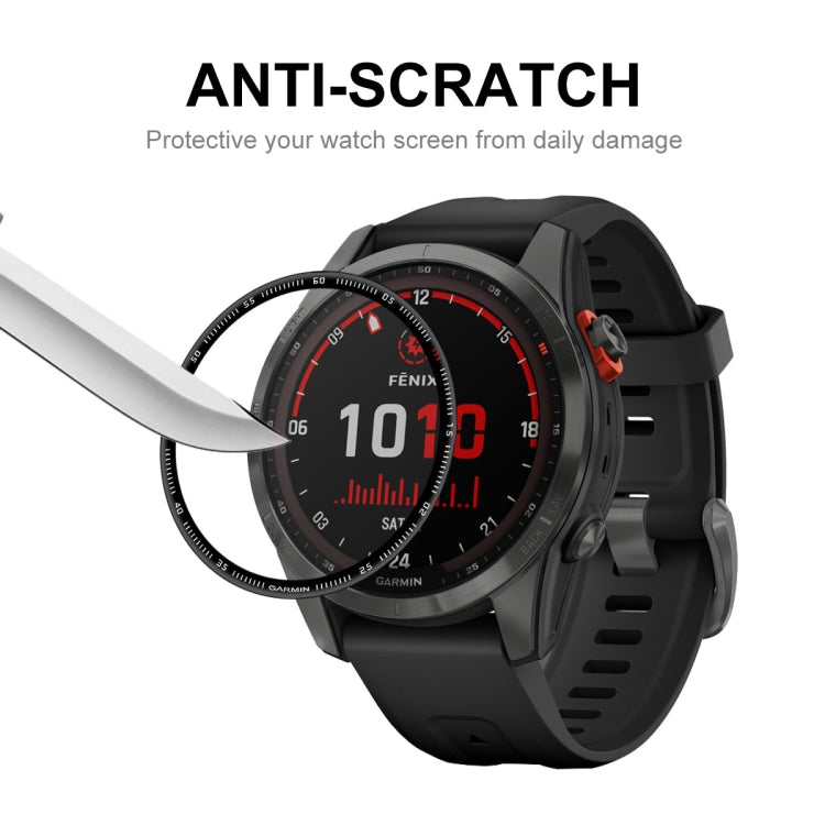 5 PCS ENKAY 3D Full Coverage Soft PC Edge + PMMA HD Screen Protector Film Compatible with Garmin Fenix 7S - Screen Protector by ENKAY | Online Shopping South Africa | PMC TechLife | Buy Now Pay Later Mobicred