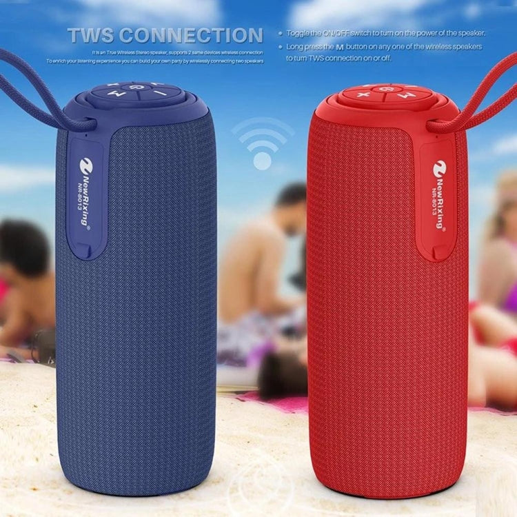 NewRixing NR8013 10W TWS Portable Wireless Stereo Speaker Support TF Card / FM(Red) - Desktop Speaker by NewRixing | Online Shopping South Africa | PMC Jewellery | Buy Now Pay Later Mobicred