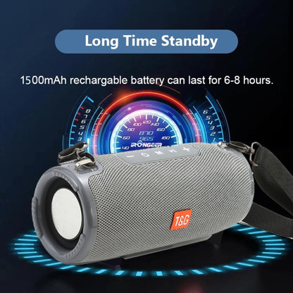 T&G TG324 High Power Waterproof Portable Bluetooth Speaker Support FM / TF Card(Black) - Desktop Speaker by T&G | Online Shopping South Africa | PMC Jewellery