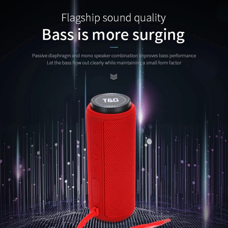 T&G TG332 10W HIFI Stereo Waterproof Portable Bluetooth Speaker(Red) - Desktop Speaker by T&G | Online Shopping South Africa | PMC TechLife | Buy Now Pay Later Mobicred