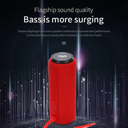 T&G TG332 10W HIFI Stereo Waterproof Portable Bluetooth Speaker(Red) - Desktop Speaker by T&G | Online Shopping South Africa | PMC Jewellery