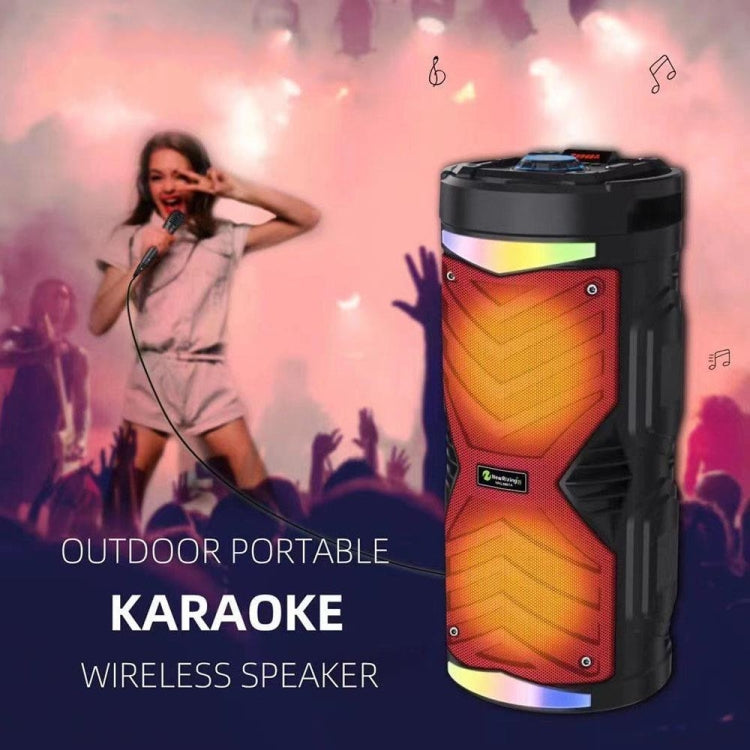 NewRixing NRG6601A Outdoor Portable Karaoke Wireless Speaker 20W Audio Amplifier With Mic(A) - Desktop Speaker by NewRixing | Online Shopping South Africa | PMC Jewellery | Buy Now Pay Later Mobicred