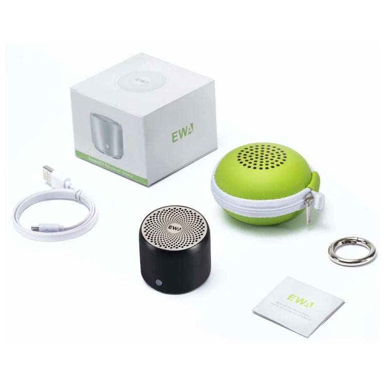 EWA A106Pro IPX7 Waterproof Mini Portable Bluetooth Metal Speaker(Silver) - Mini Speaker by EWA | Online Shopping South Africa | PMC Jewellery