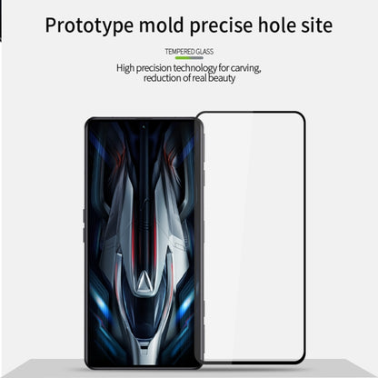 For Xiaomi Poco F4 GT MOFI 9H 2.5D Full Screen Tempered Glass Film(Black) -  by MOFI | Online Shopping South Africa | PMC Jewellery | Buy Now Pay Later Mobicred