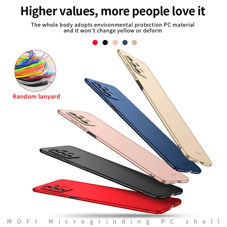 For Samsung Galaxy A53 5G MOFI Frosted PC Ultra-thin Hard Phone Case(Blue) - free shipping - PMC TechLife - Order now!