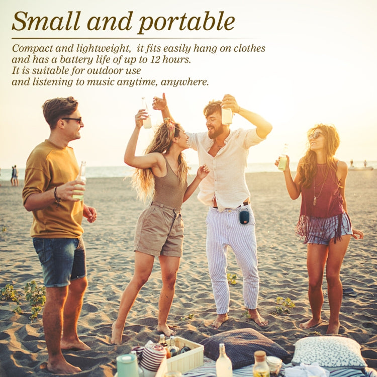 T&G TG321 TWS Portable Wireless Outdoor Mini Speaker with LED Light(Gray) - Mini Speaker by T&G | Online Shopping South Africa | PMC TechLife | Buy Now Pay Later Mobicred