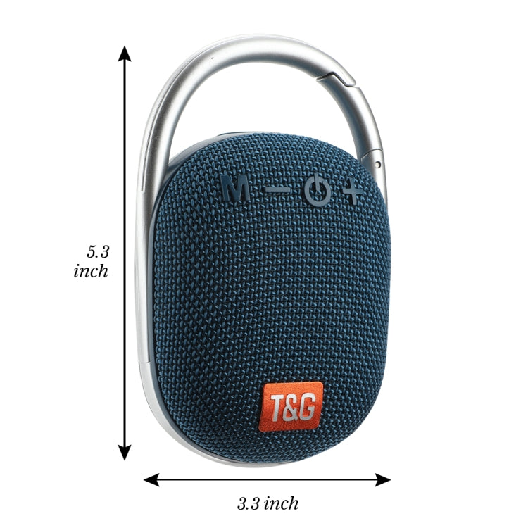 T&G TG321 TWS Portable Wireless Outdoor Mini Speaker with LED Light(Gray) - Mini Speaker by T&G | Online Shopping South Africa | PMC TechLife | Buy Now Pay Later Mobicred