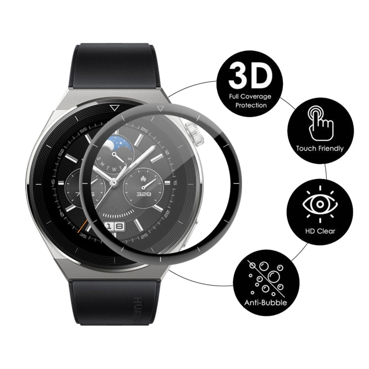 2 PCS For Huawei Watch GT 3 Pro 46mm ENKAY 3D Full Coverage Soft PC Edge + PMMA HD Screen Watch Film - Screen Protector by ENKAY | Online Shopping South Africa | PMC Jewellery | Buy Now Pay Later Mobicred