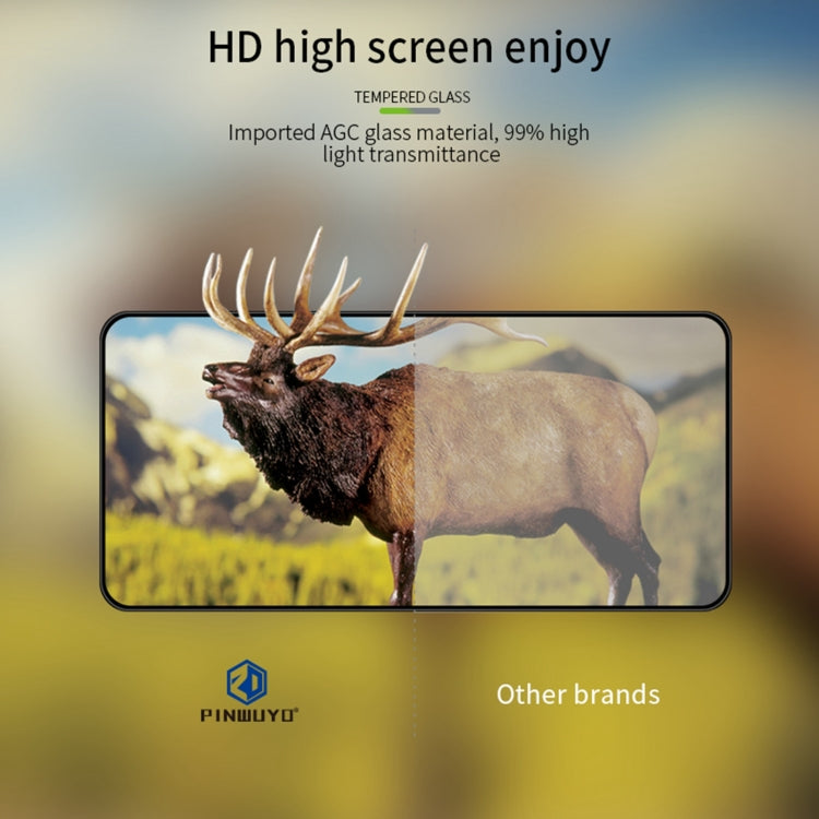 For Google Pixel 7 5G PINWUYO 9H 3D Curved Explosion-proof Tempered Glass Full Film(Black) - Google Tempered Glass by PINWUYO | Online Shopping South Africa | PMC TechLife | Buy Now Pay Later Mobicred